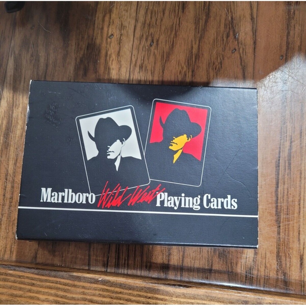 Marlboro "Wild West" Playing Cards Vintage 1991 By Phillip Morris (2-Decks)